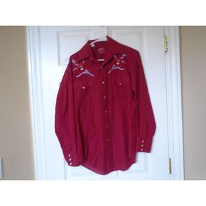 Chute#1 vintage embroidered western shirt M/L